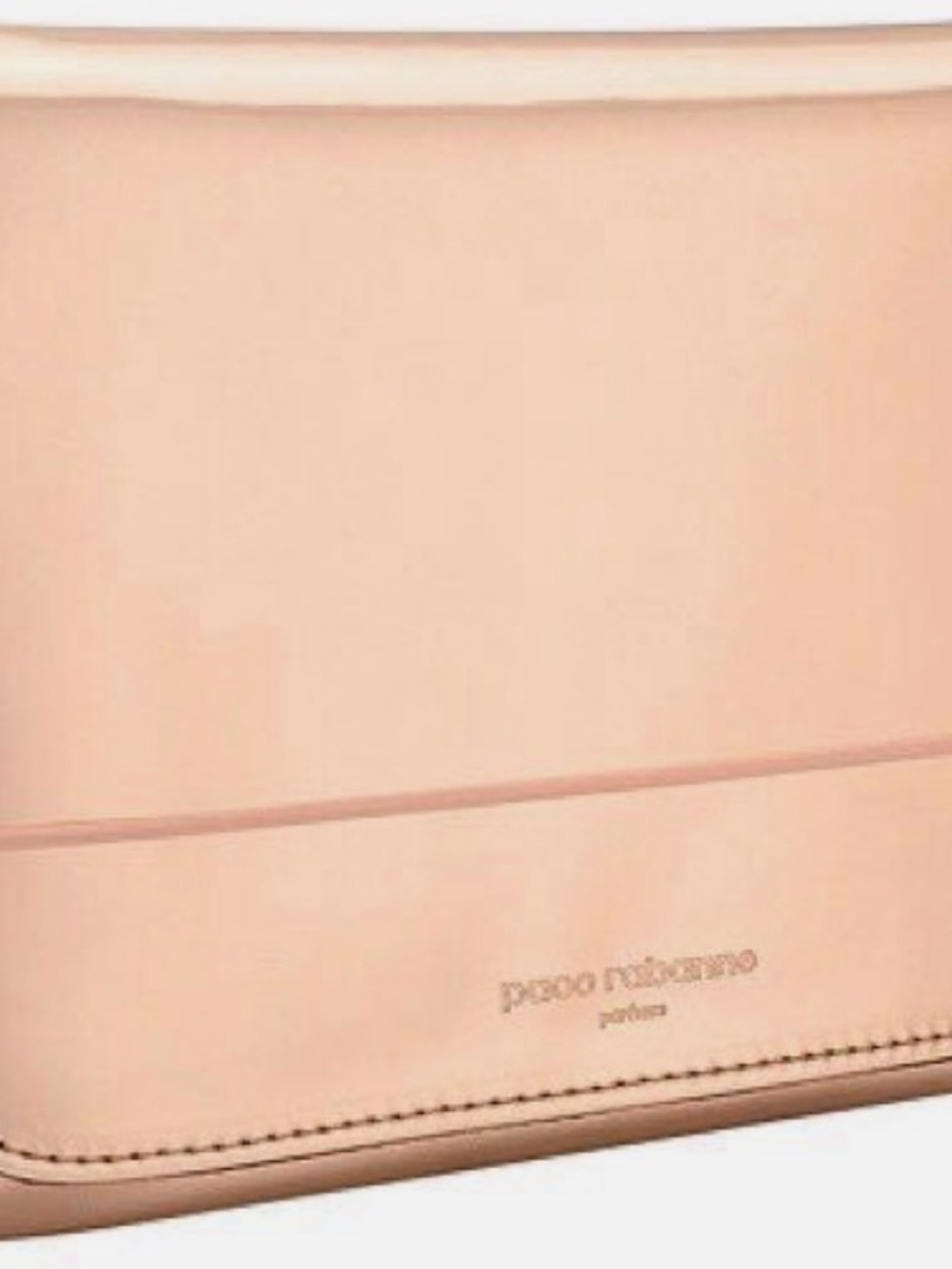Paco Rabanne Metallic Gold Wristlet Clutch